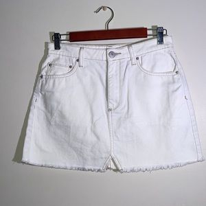 BDG Denim Skirt (Off white)